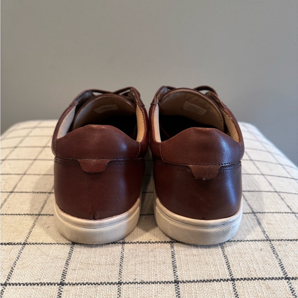 Vince Camuto Brown Low-Top Sneakers with White Sole - Picture 3 of 9
